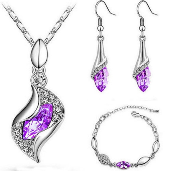 Unbranded Jewelry - Austrian Crystal Drop Jewelry Set NWOT